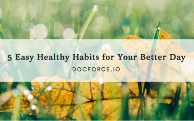 5 Easy Healthy Habits for Your Better Day